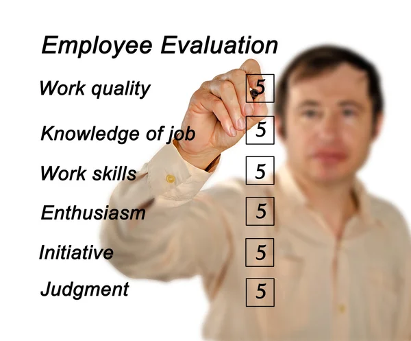 Valutazione dei dipendenti — Foto Stock