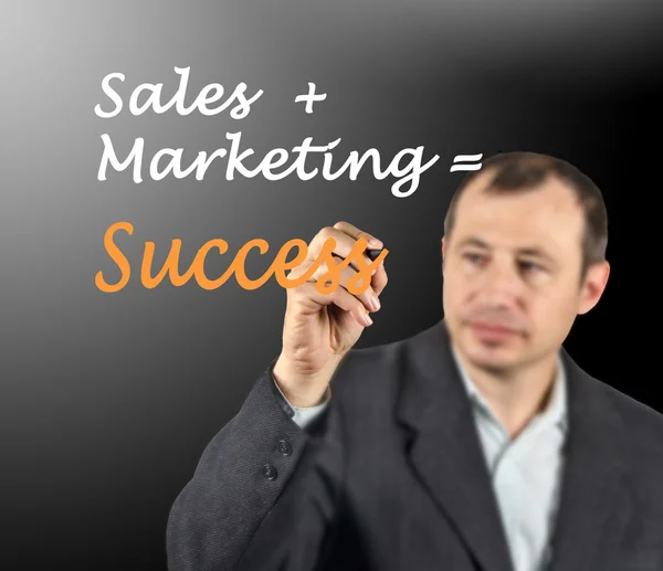 Försäljning, marknadsföring, framgång — Stockfoto