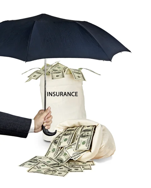 Bag with  insurance — Stock Photo, Image