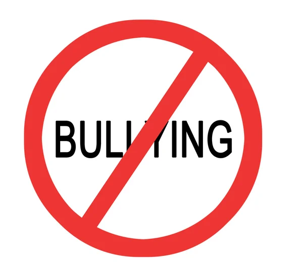 Firma per smettere di bulling — Foto Stock