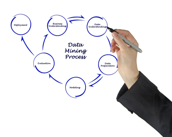 Data Mining Process — Stockfoto
