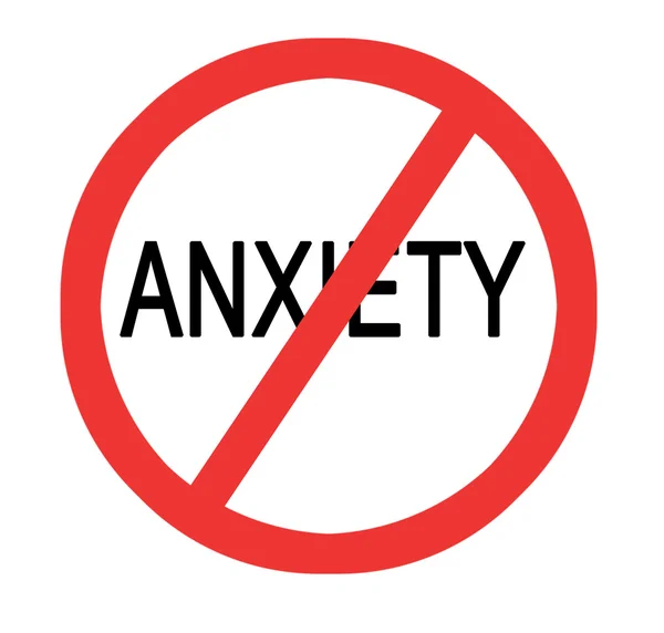 Sign of prevention of anxiety — Stock Photo, Image