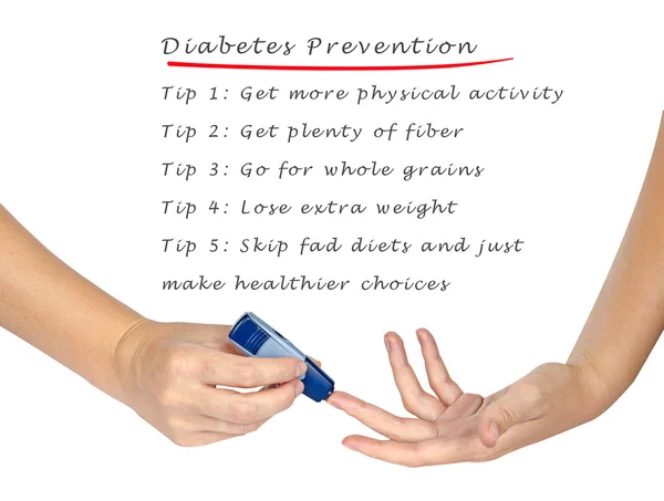 Prevención de la diabetes — Foto de Stock