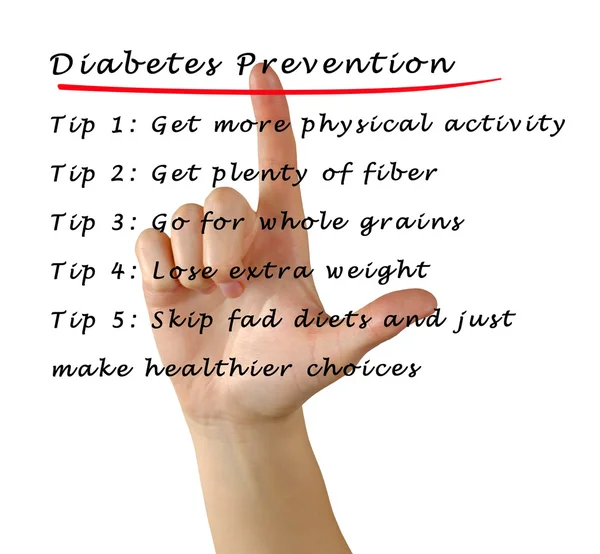 Prevenzione del diabete — Foto Stock