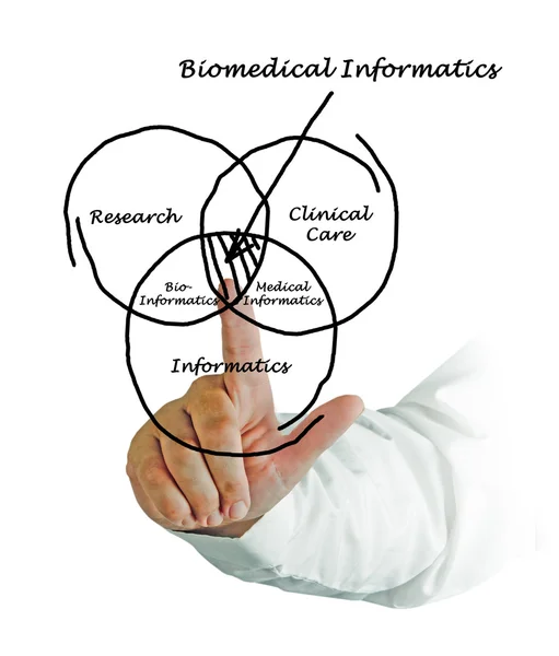 Биомедицинской информатики — стоковое фото