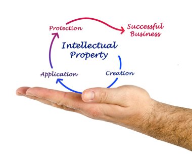 Intellectual property diagram clipart