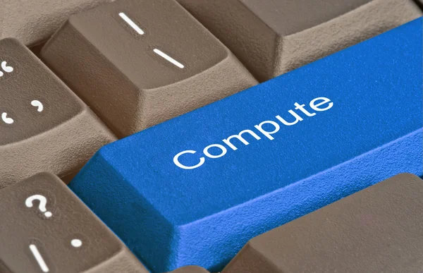 Key for compute — Stock Photo, Image