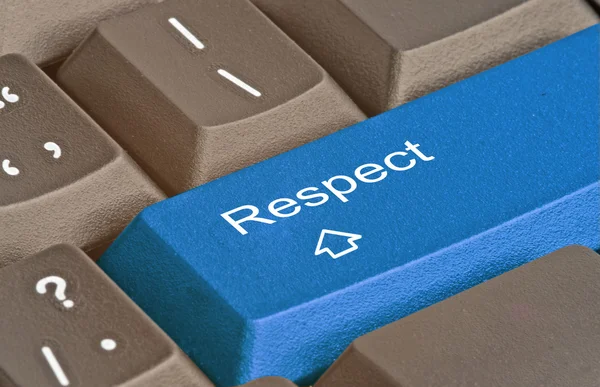 Hot key for respect — Stock Photo, Image