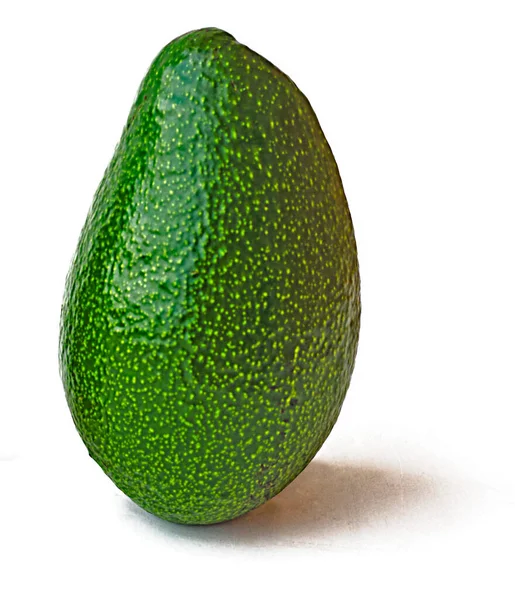 Primo Piano Avocado Isolato Sfondo Bianco — Foto Stock