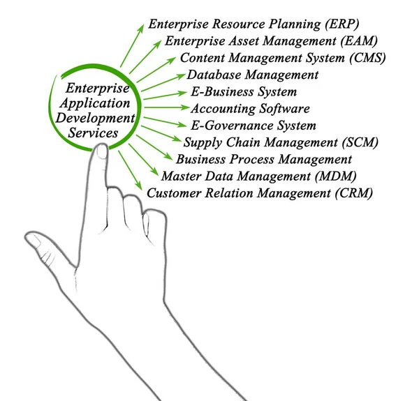 Elevan Enterprise Application Development Service — Stockfoto