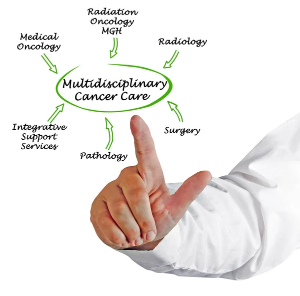 Elementos Assistência Multidisciplinar Cancro — Fotografia de Stock