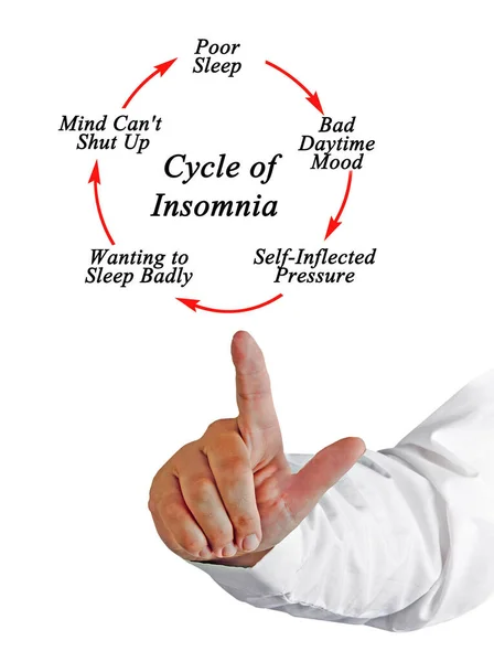 Components Cycle Insomnia — Stock Photo, Image