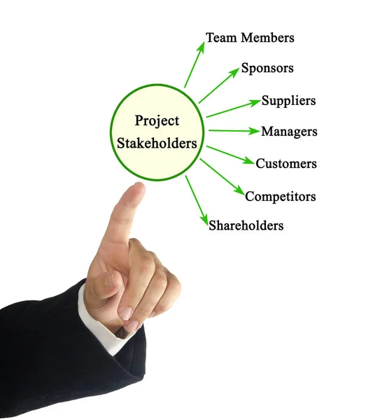 Seven Stakeholders Project — Stock Photo, Image