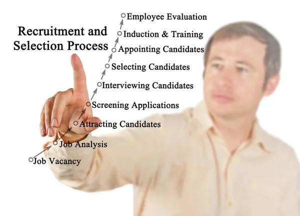 Components Recruitment Selection Process — Stock Photo, Image