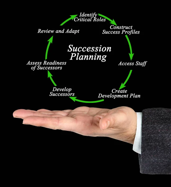 Zeven Componenten Van Successieplanning — Stockfoto