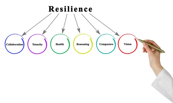 Presentar Seis Factores Resiliencia —  Fotos de Stock