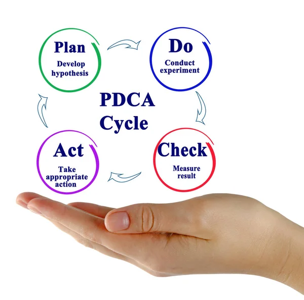 Plan Comprobar Ciclo Ley — Foto de Stock