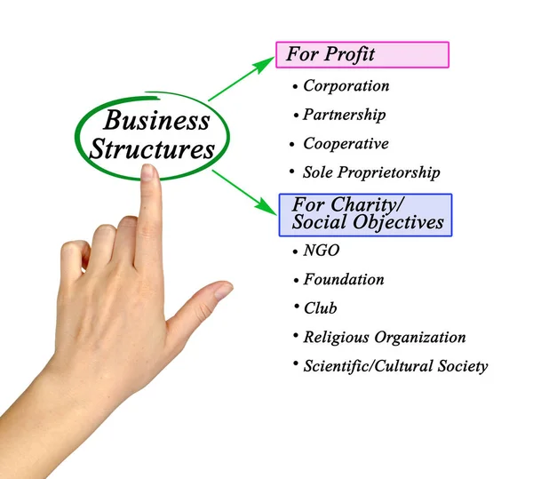Zysk Niekomercyjne Struktury Biznesowe — Zdjęcie stockowe