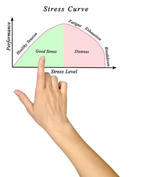 Graph Performance Stress — Stock Photo, Image