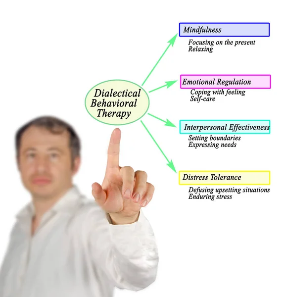 Componentes Terapia Conductual Dialéctica — Foto de Stock