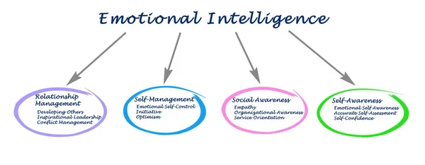Emotionell Intelligens Självmedvetenhetshantering — Stockfoto