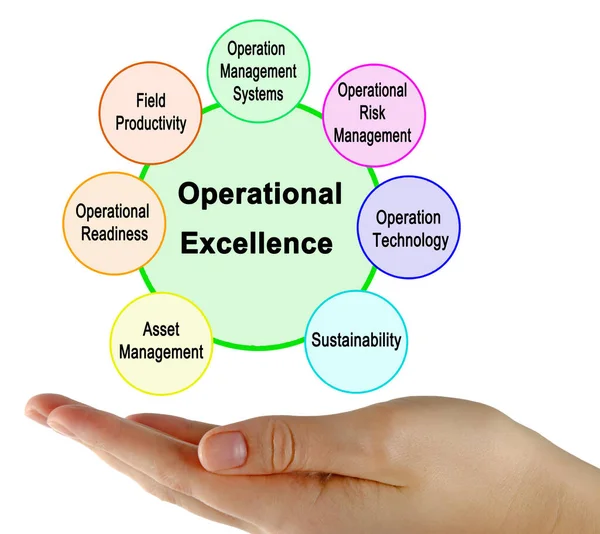 Seven Characteristics Operational Excellence — Stockfoto