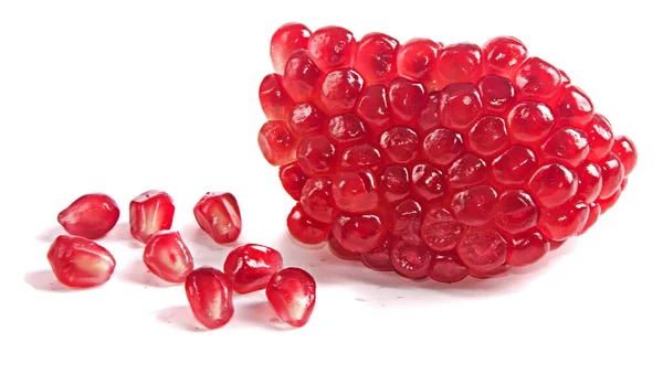 Pomegranate Segment Isolated White Background — Stock Photo, Image