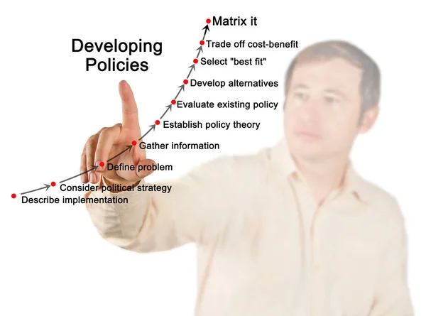 Process Developing Policies — Stockfoto