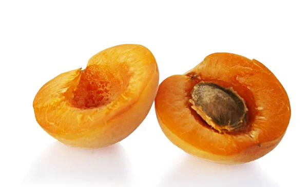 Apricot Isolated White Background — Stock Photo, Image