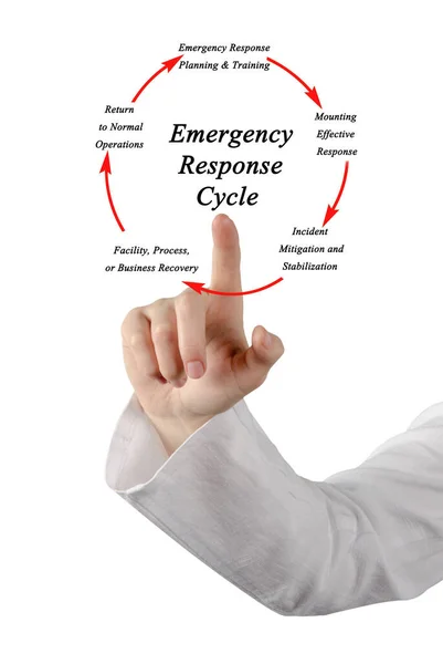 Components Emergency Response Cycle —  Fotos de Stock