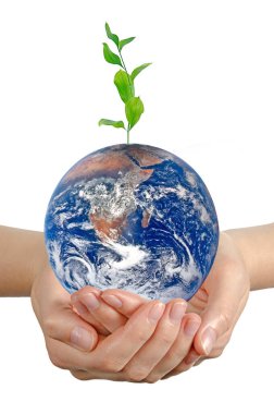 Kızın elini plaka ile bu görüntünün Earth.Elements Nasa tarafından döşenmiş.