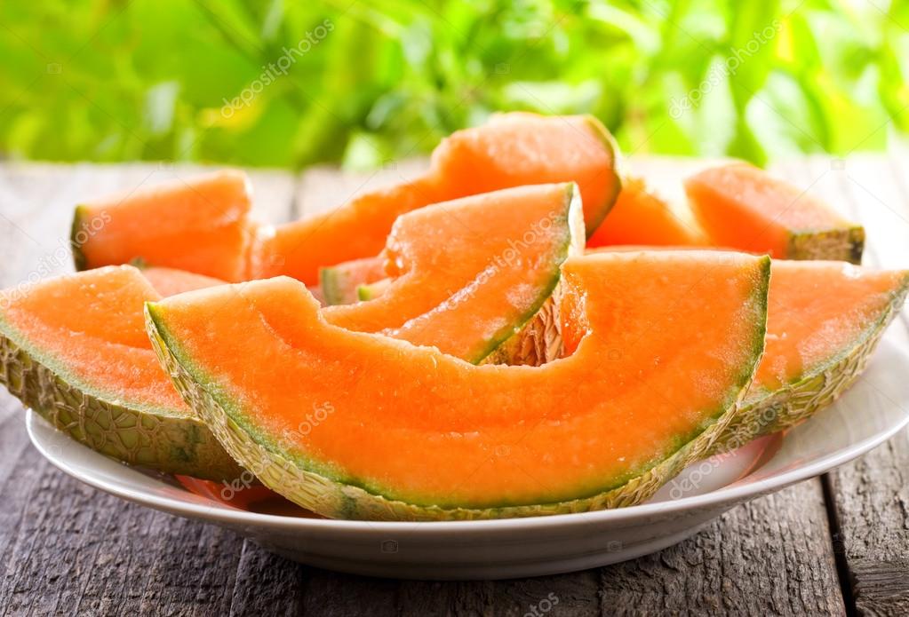 Cantaloupe melon — Stock Photo © Nitrub 12016444