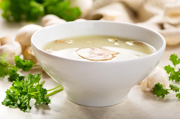 Mushroom soup — Stock Image Mushroom soup Royalty Free Stock Images