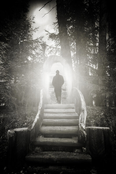 abstract man silhouette