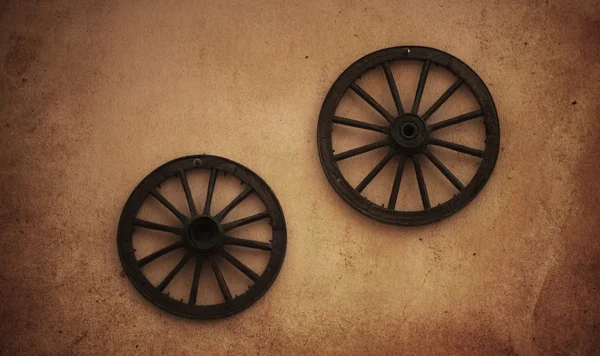 Vintage hjul — Stockfoto