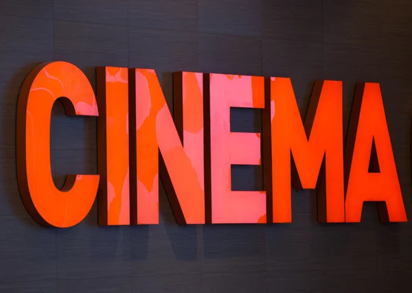 Cinema text — Stock Photo, Image