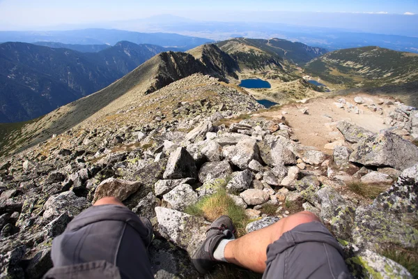 Piedi alpinisti — Foto Stock