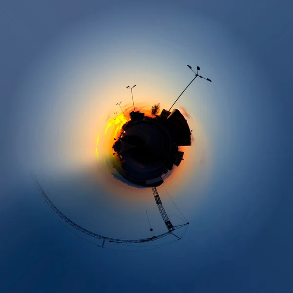 Stereographic planet — Stock Photo, Image