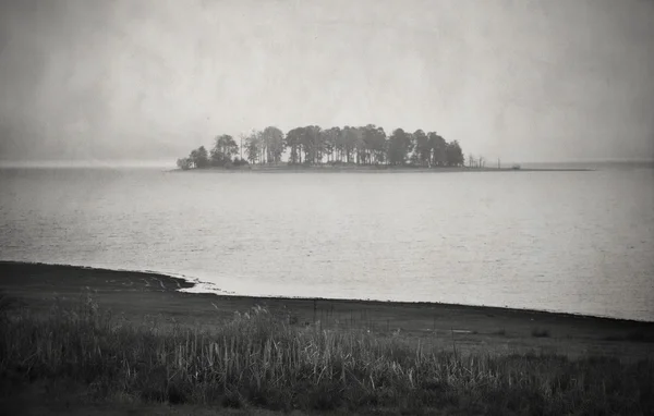 Gespenstische Insel — Stockfoto