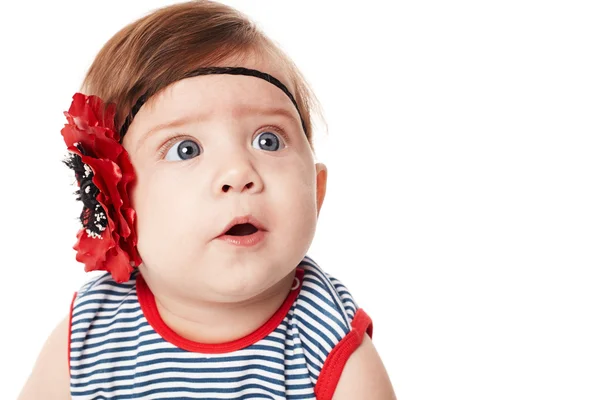 Beautiful adorable happy cute smiling baby — Stock Photo, Image