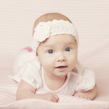 Güzel bebek portresi.