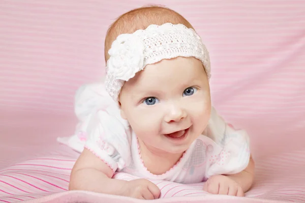 Şirin mutlu bebek portre — Stok fotoğraf