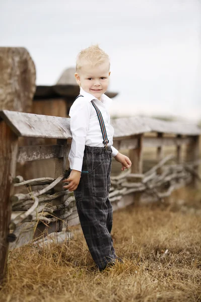 Little cute boy portirat — Stock Photo, Image