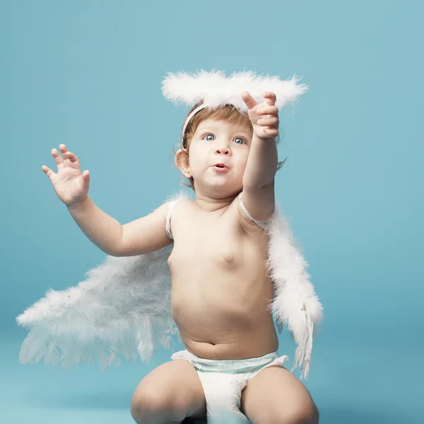 Beautiful little angel — Stock Photo, Image