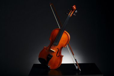 yaşlı el yapımı keman