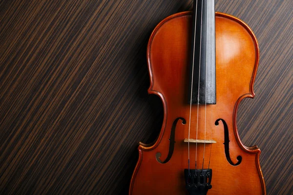 Aged handmade violin — Stock Photo, Image