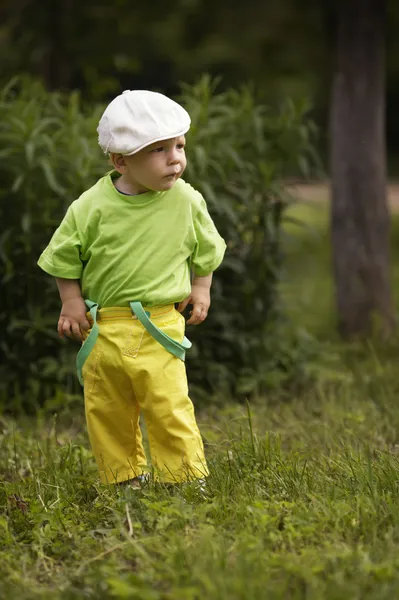 Slechte jongen met dop — Stockfoto