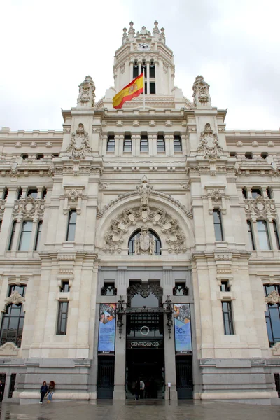 Madrids Postamt — Stockfoto