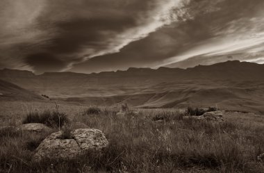 tek renkli günbatımı