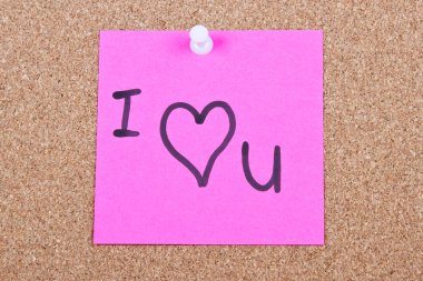 ahşap üzerine not göndermek